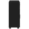 vidaXL Aparador Negro 88,5 x 30,5 x 73 cm Madera de ingenier&iacute;a