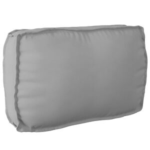 vidaXL Coj&iacute;n Tela Oxford Gris 70 x 40 x 12 cm