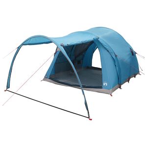 vidaXL Tienda de campa&ntilde;a tipo t&uacute;nel 370 x 275 x 210 cm Azul