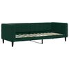 vidaXL Sof&aacute; cama nido terciopelo verde oscuro 80x200 cm
