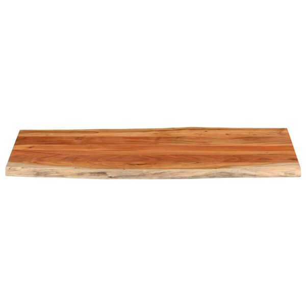 vidaXL Tablero de mesa rectangular borde natural acacia 140x60x3,8 cm
