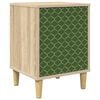 vidaXL Mesa de noche GELEEN Roble Sonoma 36 x 33 x 50 cm