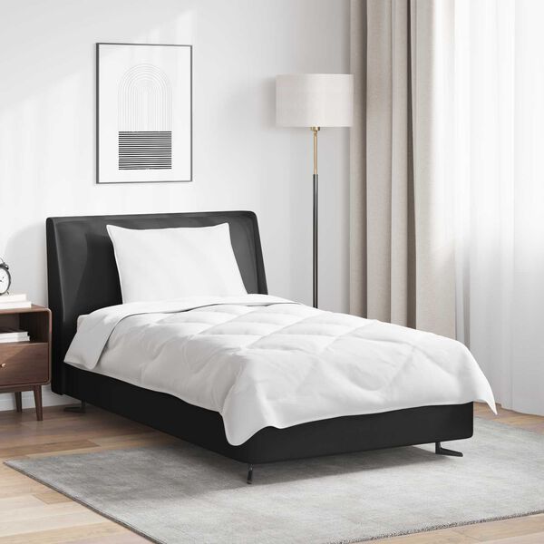 vidaXL Edred&oacute;n con almohada 2 pcs Microfibra