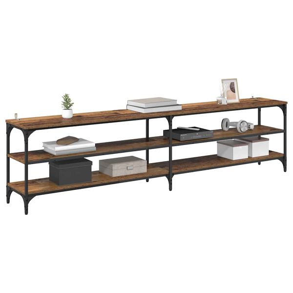 vidaXL Gabinete de TV Madera Vieja 200 x 30 x 50 cm