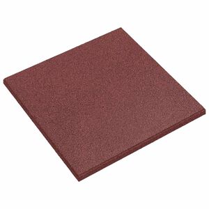 vidaXL Losas de Protecci&oacute;n contra Ca&iacute;das 6 uds. Rojo 50 x 50 cm Goma