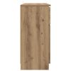 vidaXL Vitrina Roble artesanal 100 x 30 x 65,6 Madera contrachapada