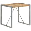 vidaXL Mesa de comedor madera de mango rugosa 80x80x75 cm