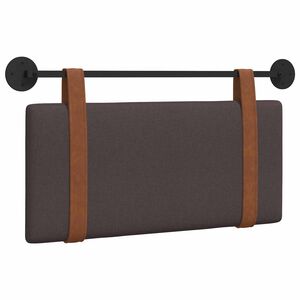 vidaXL Cabecero colgante Marr&oacute;n Oscuro PU antiguo