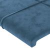 vidaXL Cama box spring con colch&oacute;n terciopelo azul oscuro 160x200 cm