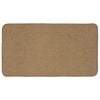 vidaXL Alfombra de &aacute;rea Marr&oacute;n Claro 60 x 110 cm yute