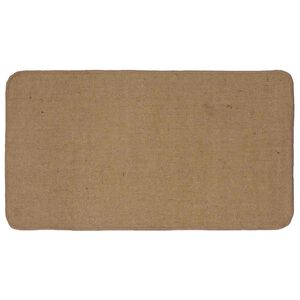 vidaXL Alfombra de &aacute;rea Marr&oacute;n Claro 60 x 110 cm yute