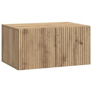 vidaXL Mueble para TV de pared 59,5 x 41 x 30 cm Roble artisan
