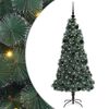 vidaXL &Aacute;rbol de Navidad Artificial Preiluminado con Juego de Bolas PET