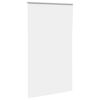 vidaXL Estor Enrollable Opaco Blanco 130x230 cm Tela Ancho 126,6cm