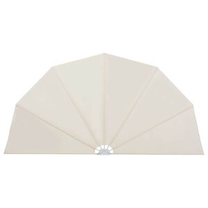 vidaXL Toldo lateral plegable terraza color crema 160 cm