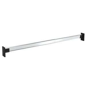 vidaXL Rieles para armario telesc&oacute;picos 2 unidades plateado 58-100 cm