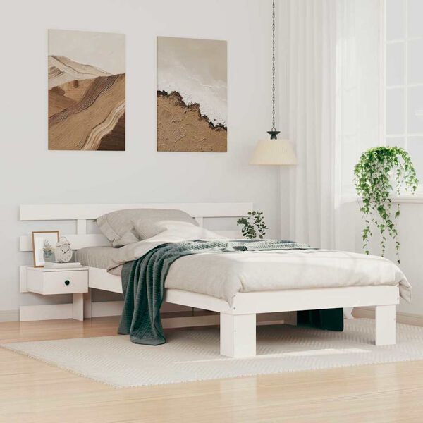 vidaXL Estructura de cama 80 x 200 cm Madera de pino macizo
