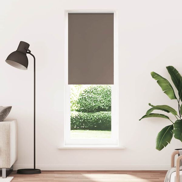 vidaXL Estor Enrollable Opaco Color Caf&eacute; 65x230cm Tela Ancho 60,7cm