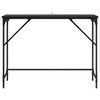 vidaXL Mesa Consola Roble Negro 100 x 32 x 75 cm Madera de ingenier&iacute;a