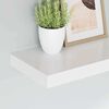 vidaXL Estantes flotantes de pared 2 uds MDF blanco 40x23x3,8 cm