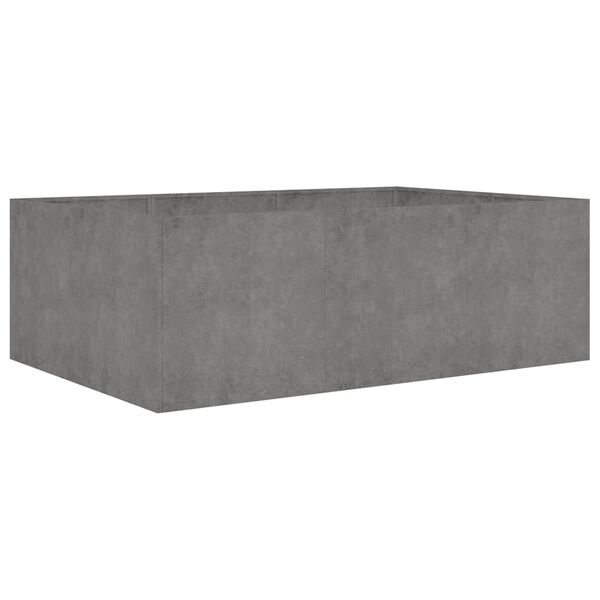 vidaXL Jardinera acero corten 120x80x40 cm