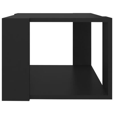 vidaXL Mesa de centro de madera contrachapada negro 40x40x30 cm