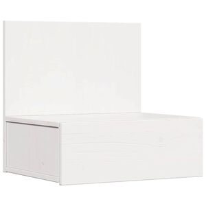 vidaXL Mesita de Noche 42 x 32,5 x 40 cm Madera maciza de pino