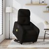 vidaXL Sill&oacute;n de masaje el&eacute;ctrico reclinable elevable tela negro