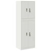 vidaXL Armario de almacenamiento 2 uds. 60 x 40 x 175 cm Acero