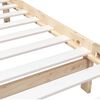 vidaXL Estructura de cama madera maciza 90x200 cm