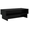 vidaXL Mesa de Caf&eacute; Roble Negro 100 x 46 x 35 cm Madera de ingenier&iacute;a