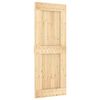 vidaXL Puerta corredera con herrajes madera maciza de pino 80x210 cm