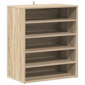 vidaXL Zapatero de madera contrachapada color roble 60x35x70 cm