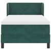 vidaXL Cama tipo Box Spring Verde oscuro 90 x 190 cm Terciopelo