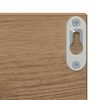 vidaXL Estante de pared 2 pcs Roble artesanal 80 x 11,5 x 18 cm