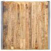vidaXL Mesa de centro madera de mango rugosa 120x120x40 cm