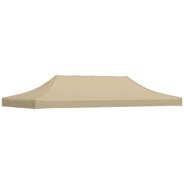 vidaXL Techo de carpa para celebraciones beige 6x3 m 270 g/m²