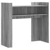 vidaXL Mesa consola de madera de ingenier&iacute;a gris Sonoma 100x35x90 cm