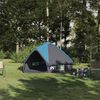 vidaXL Tienda tipi con techo Azul y gris 490 x 410 x 210 cm