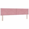 vidaXL Cabecero Rosa 200 cm Terciopelo