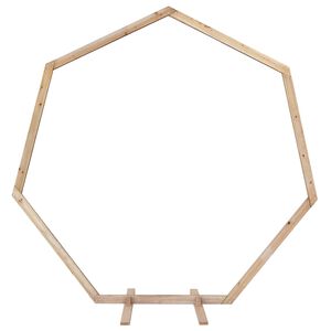 vidaXL Arco de Boda Marr&oacute;n Claro 221 x 92 x 216 cm