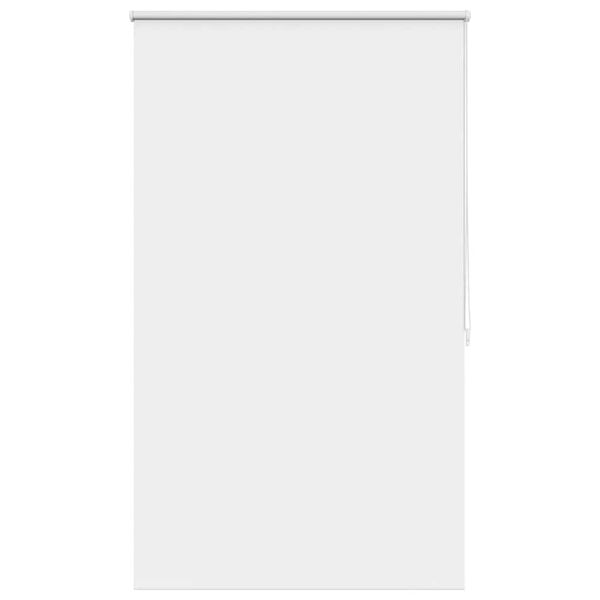 vidaXL Estor enrollable opaco 84,4x175 cm, tela, ancho 80 cm, blanco