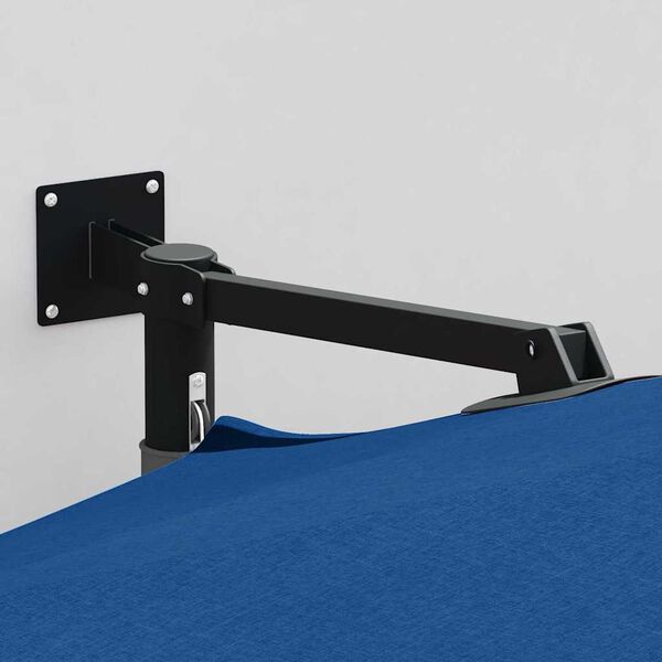 vidaXL Parasol de jardín Azul y Negro 248 x 248 x 148 cm