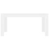 vidaXL Mesa de comedor de madera contrachapada blanco 160x80x76 cm