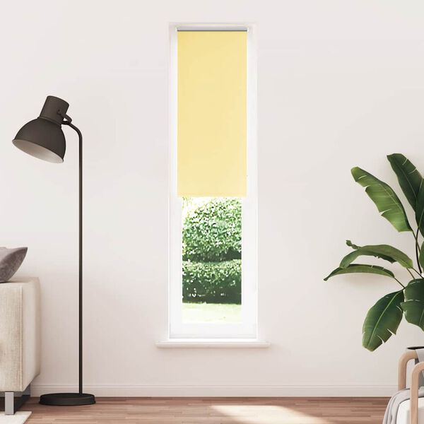 vidaXL Estor Enrollable Opaco Amarillo 40x230 cm Tela Ancho 35,7 cm