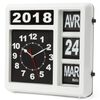 Perel Reloj de pared con calendario versi&oacute;n francesa 31x31 cm