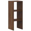 vidaXL Librer&iacute;a apilable madera contrachapada roble marr&oacute;n 30x30x80 cm