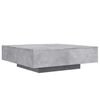 vidaXL Mesa de centro madera de ingenier&iacute;a gris hormig&oacute;n 100x100x31 cm