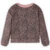 Sudadera infantil rosa medio 104