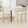 vidaXL Sillas de comedor 2 pcs Natural 40 x 47,5 x 99,5 cm
